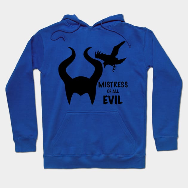 Mistress of All Evil Hoodie by duchessofdisneyland